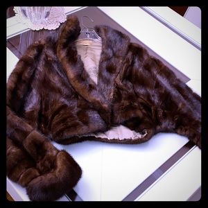Real rabbit fur coat